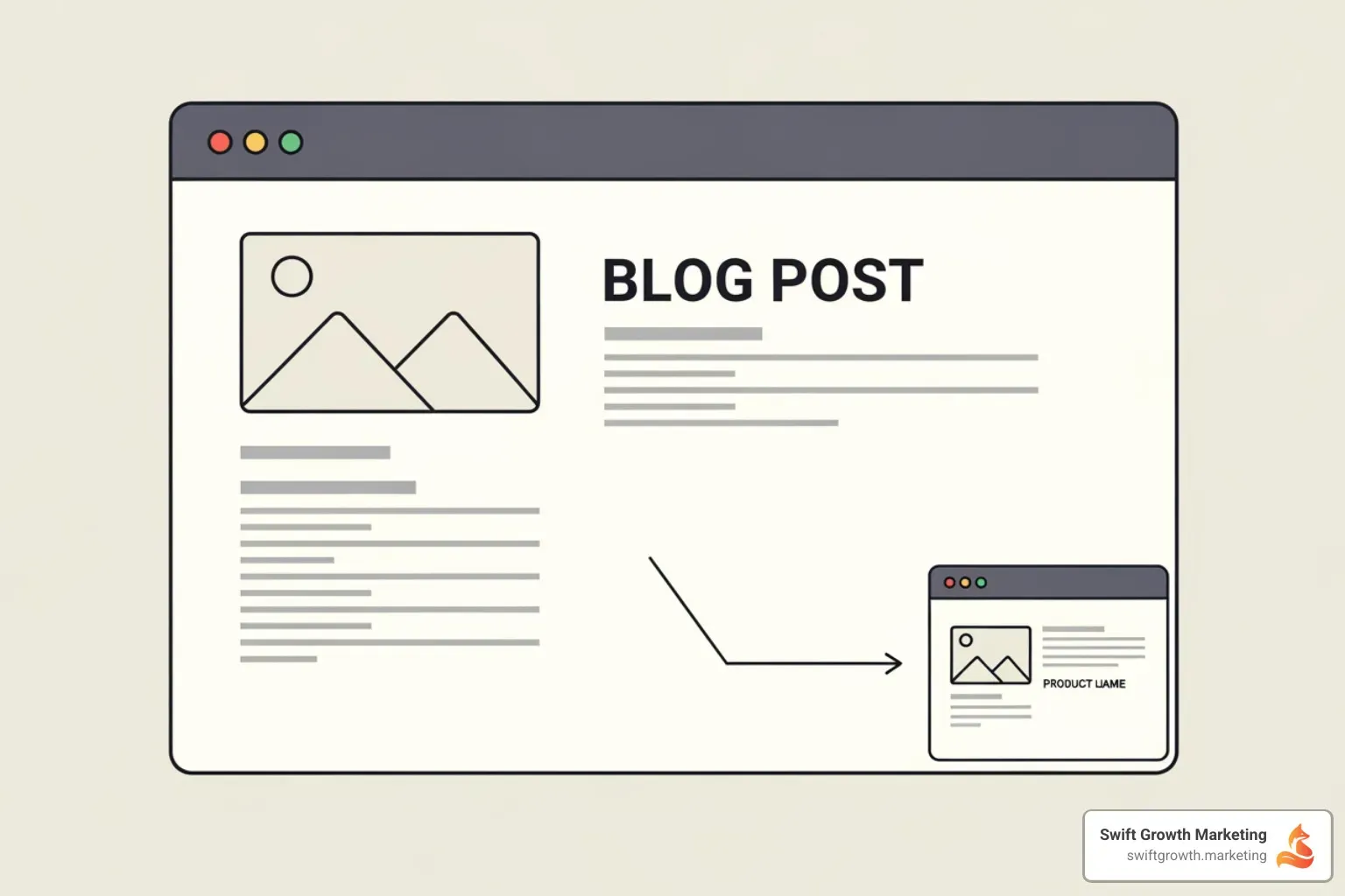 blog post linking to a product page - ecommerce SEO strategy