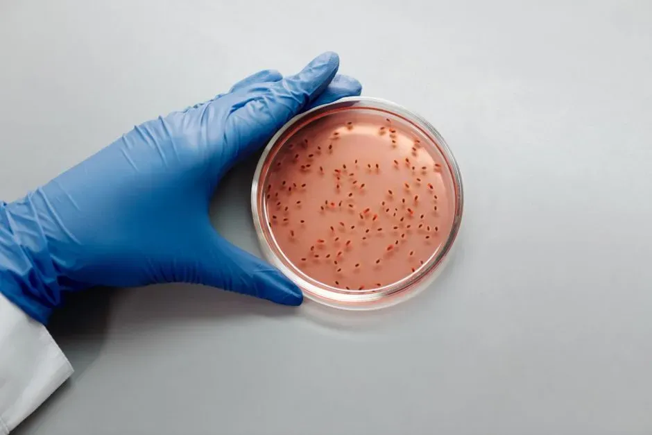 A scientist in a lab coat observing petri dishes, each labeled with a different marketing experiment, symbolizing the experimental and data-driven nature of growth marketing. - growth marketing